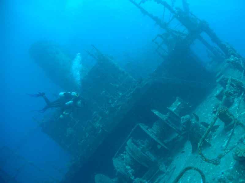 Wreck diving Two